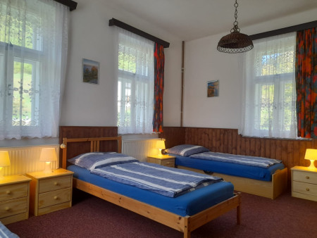 Prostorné, útulné pokoje